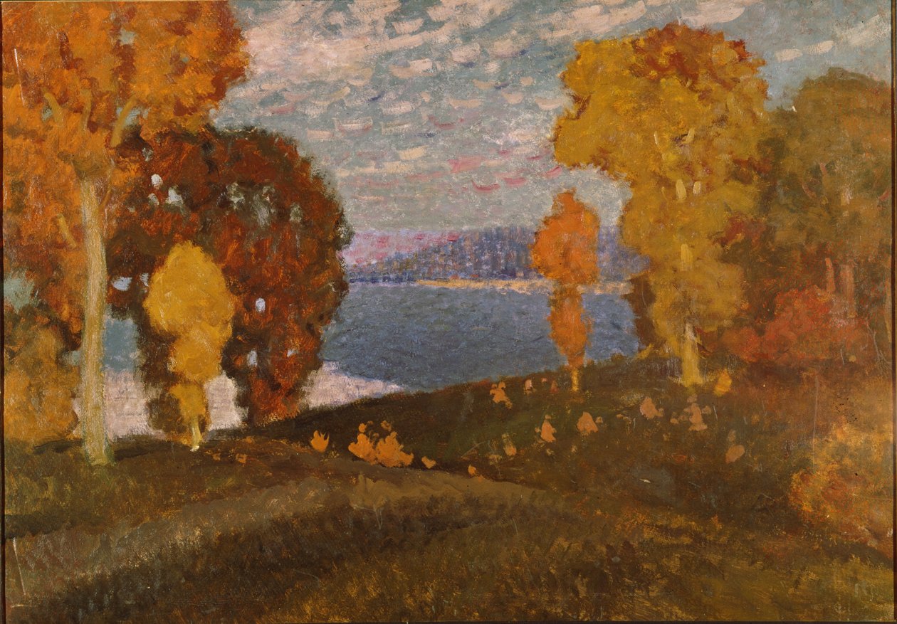 Sonbahar, yaklaşık 1928 by Vilhelms Purvitis