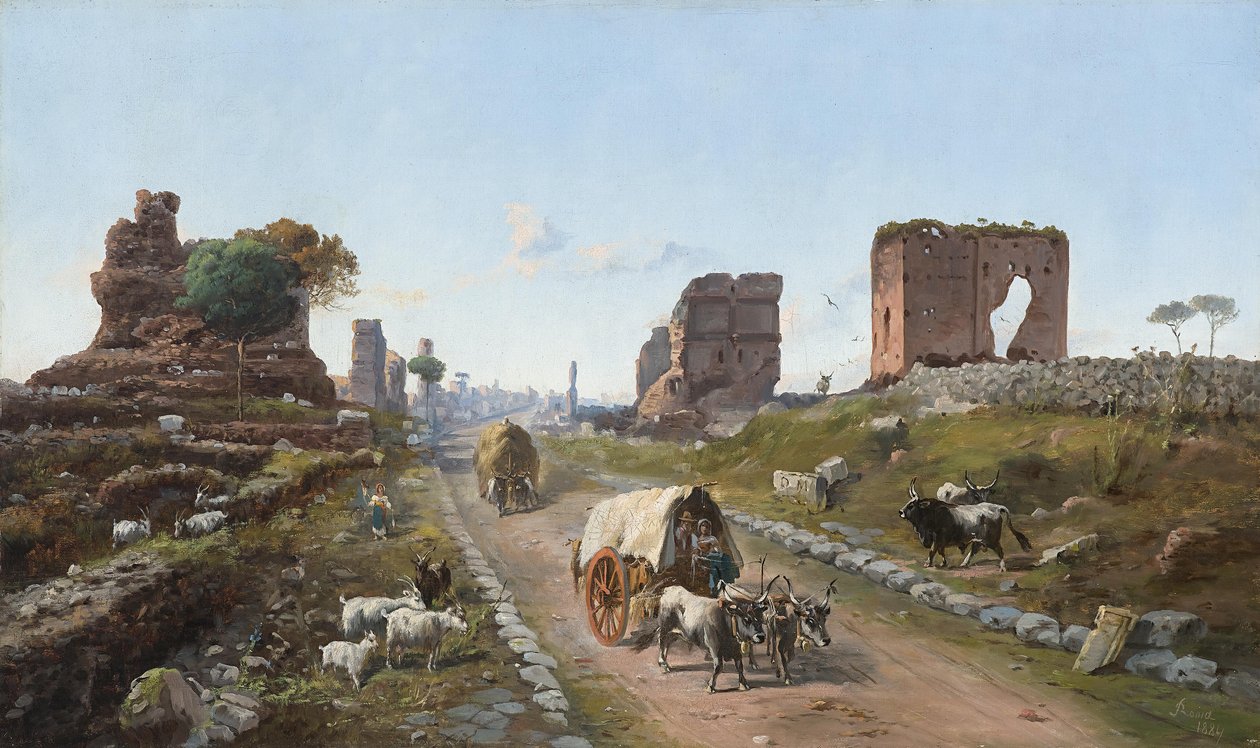 Via Appia Quarto Miglio seviyesinde by Vincenco Giovannini