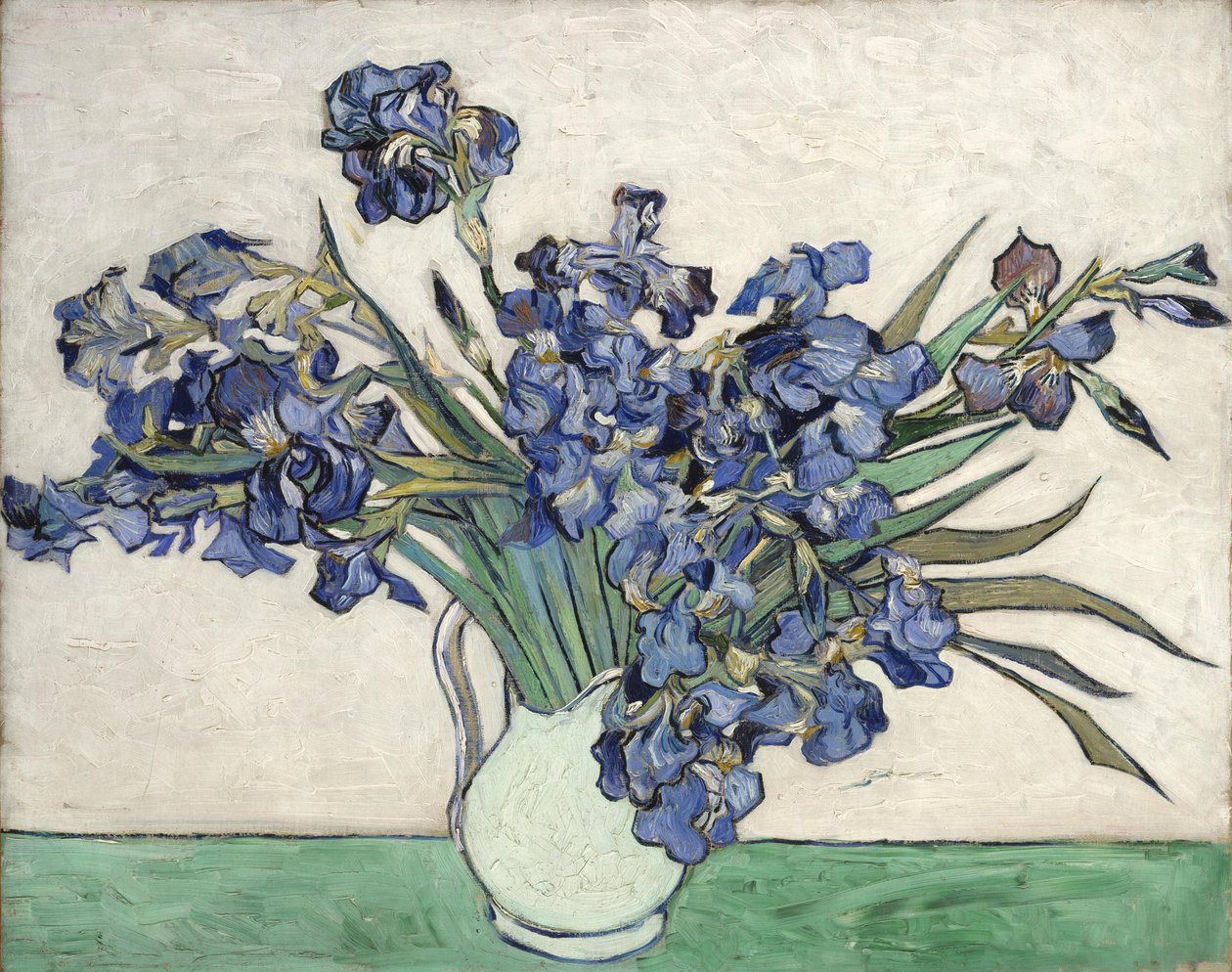Süsen vazo by Vincent van Gogh