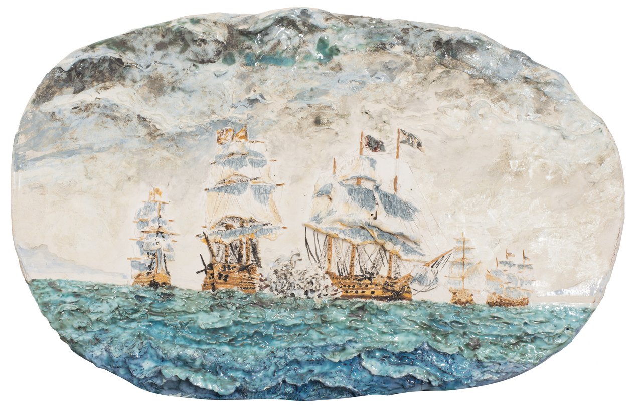 Battle of Trafalgar 1805, 1998, (Glazed Porcelain Ceramic) by Vincent Alexander Booth