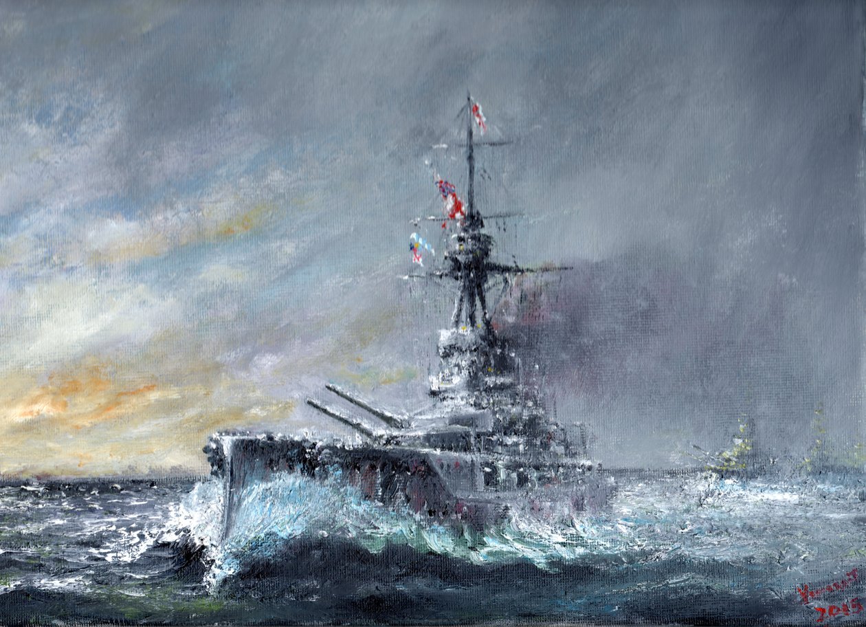 Eşit Hızlı-Charlie-Londra, Jutland 1916, 2015, by Vincent Alexander Booth