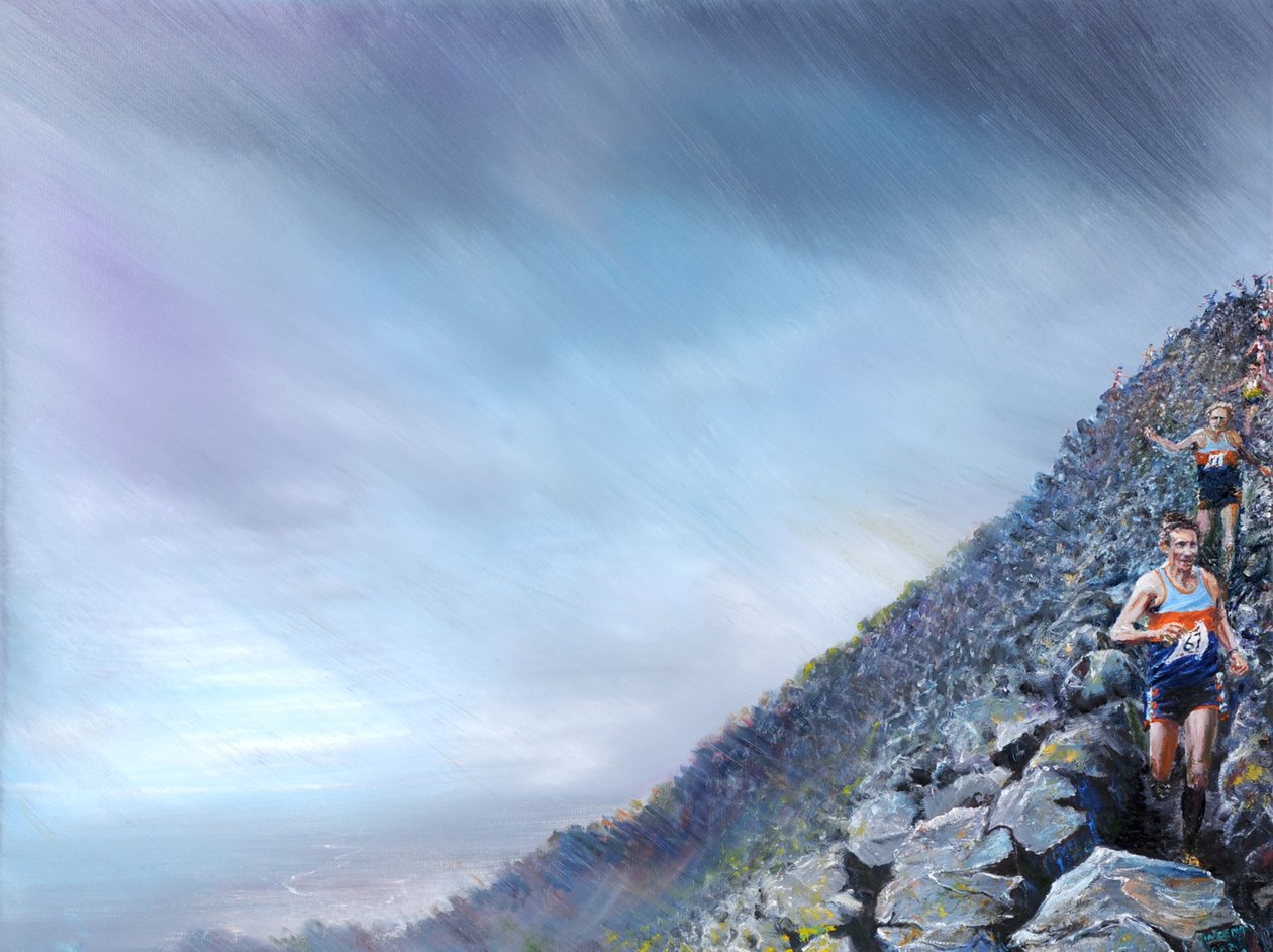 Fell Race- Toms off !, 2018, by Vincent Alexander Booth