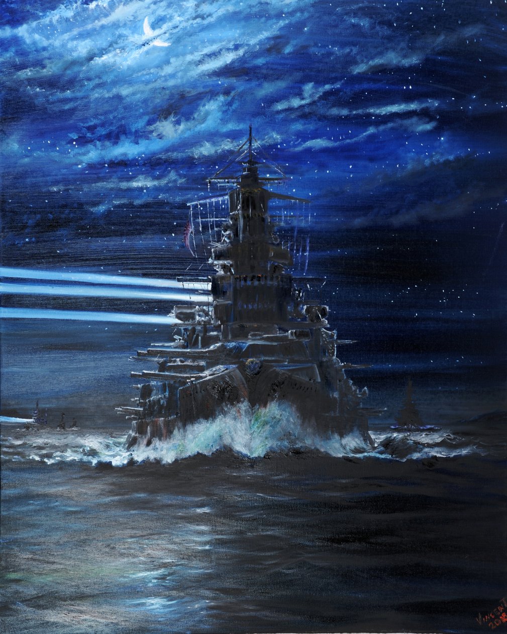 IJN Hiei ve Akatsuki, USS Atlanta, Guadalcanal 1942, 2018