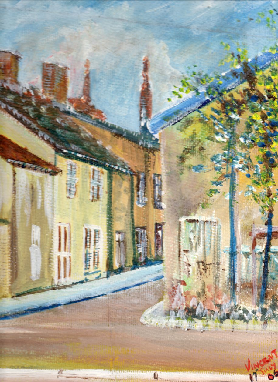 Laignes, Fransa, 2006, (tuval üzerine akrilik) by Vincent Alexander Booth