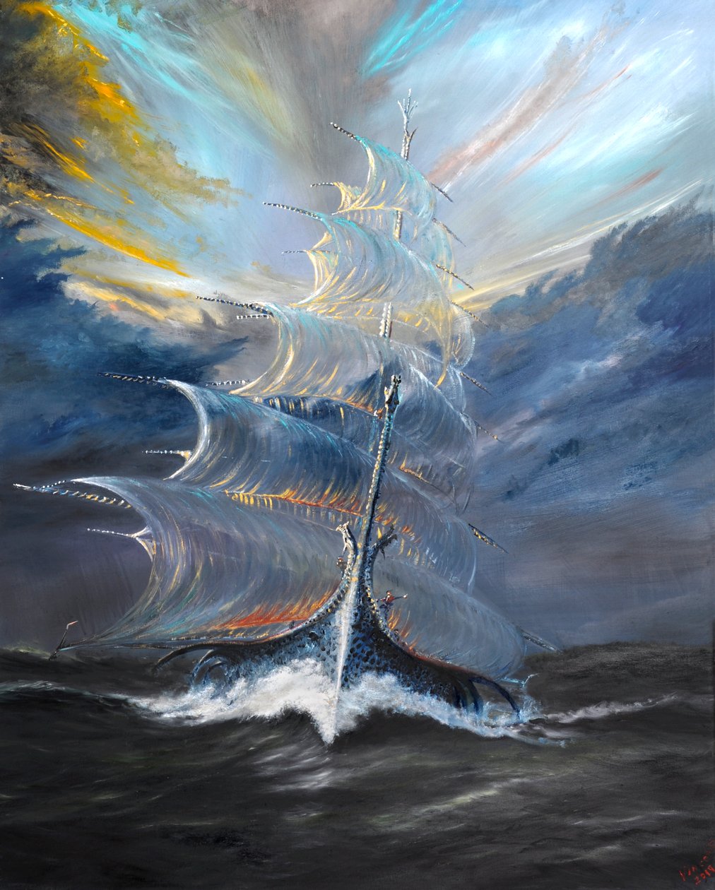 Fırtına Yaratıcıları Beaufort Denizi, 2019, by Vincent Alexander Booth