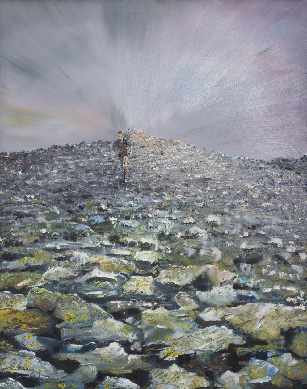 42. Zirve, 2012, (Tuval üzerine yağlı boya) by Vincent Alexander Booth