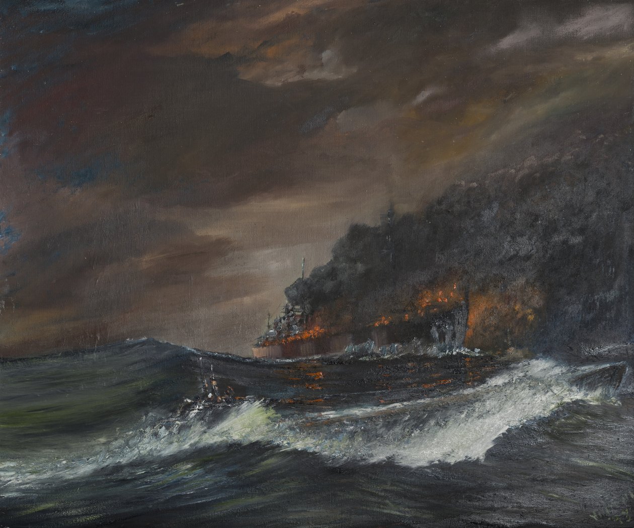 U107 - 750 gün, 1993, (tuval üzerine yağlı boya) by Vincent Alexander Booth
