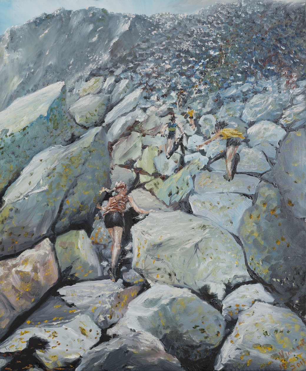 Yokuş Yukarı Düşme yarışı, 2013, by Vincent Alexander Booth