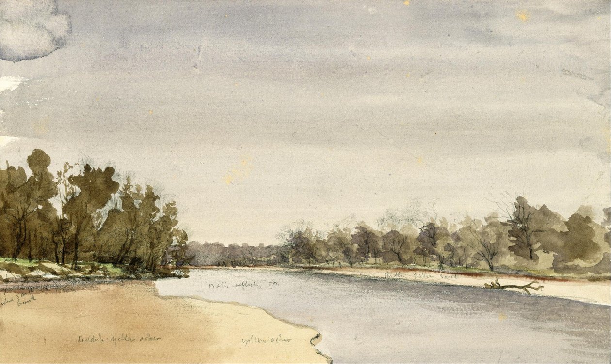 Kanada Nehri üzerinde sahne by Vincent Colyer