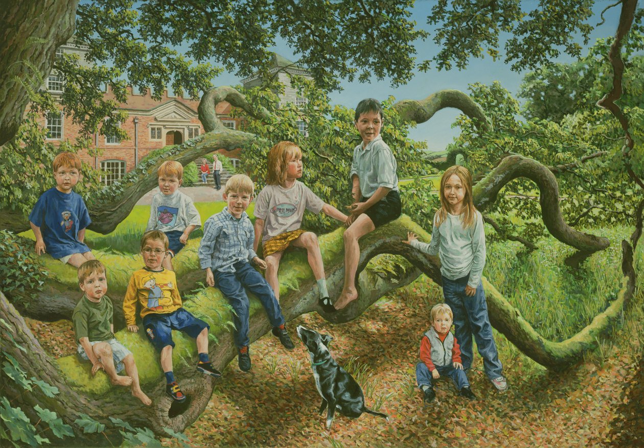 Lord ve Lady Boyd ve Torunları, 2001 by Vincent Yorke
