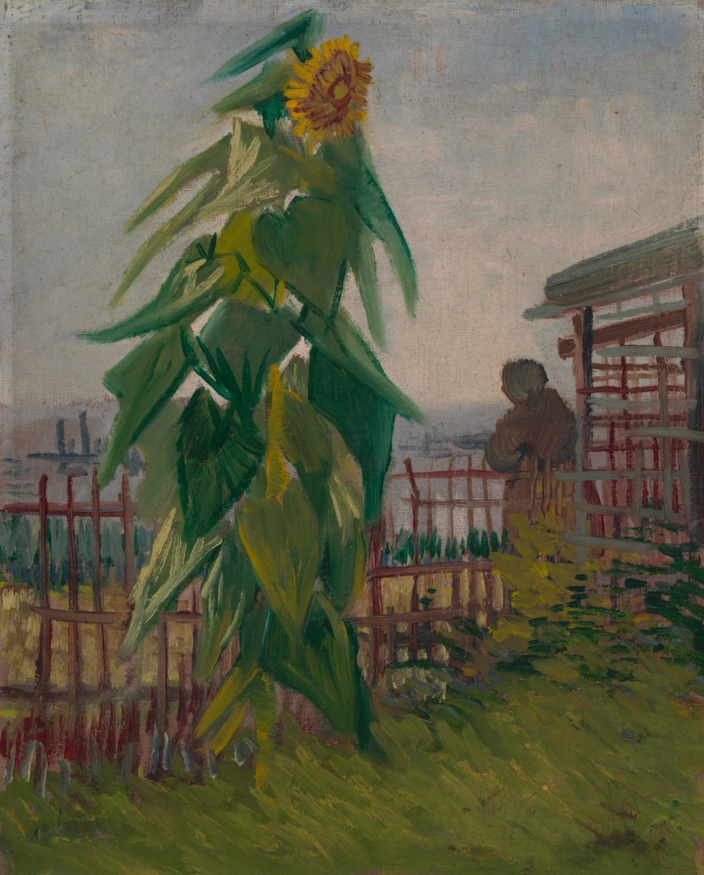 Ayçiçeği ile tahsis by Vincent van Gogh