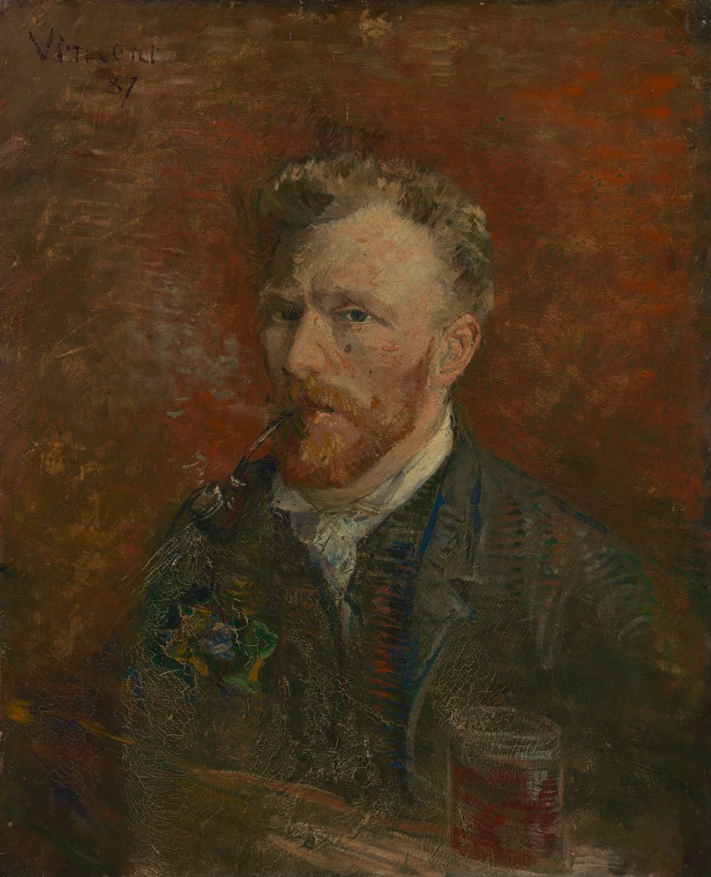 Camlı Otoportre by Vincent van Gogh