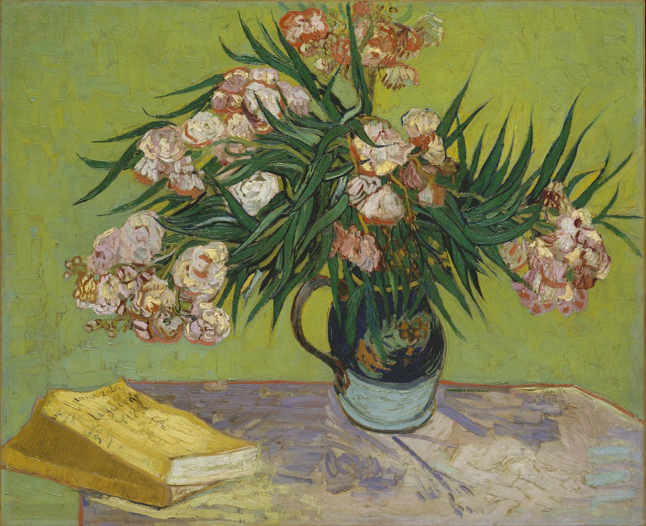 zakkum ile natürmort by Vincent van Gogh