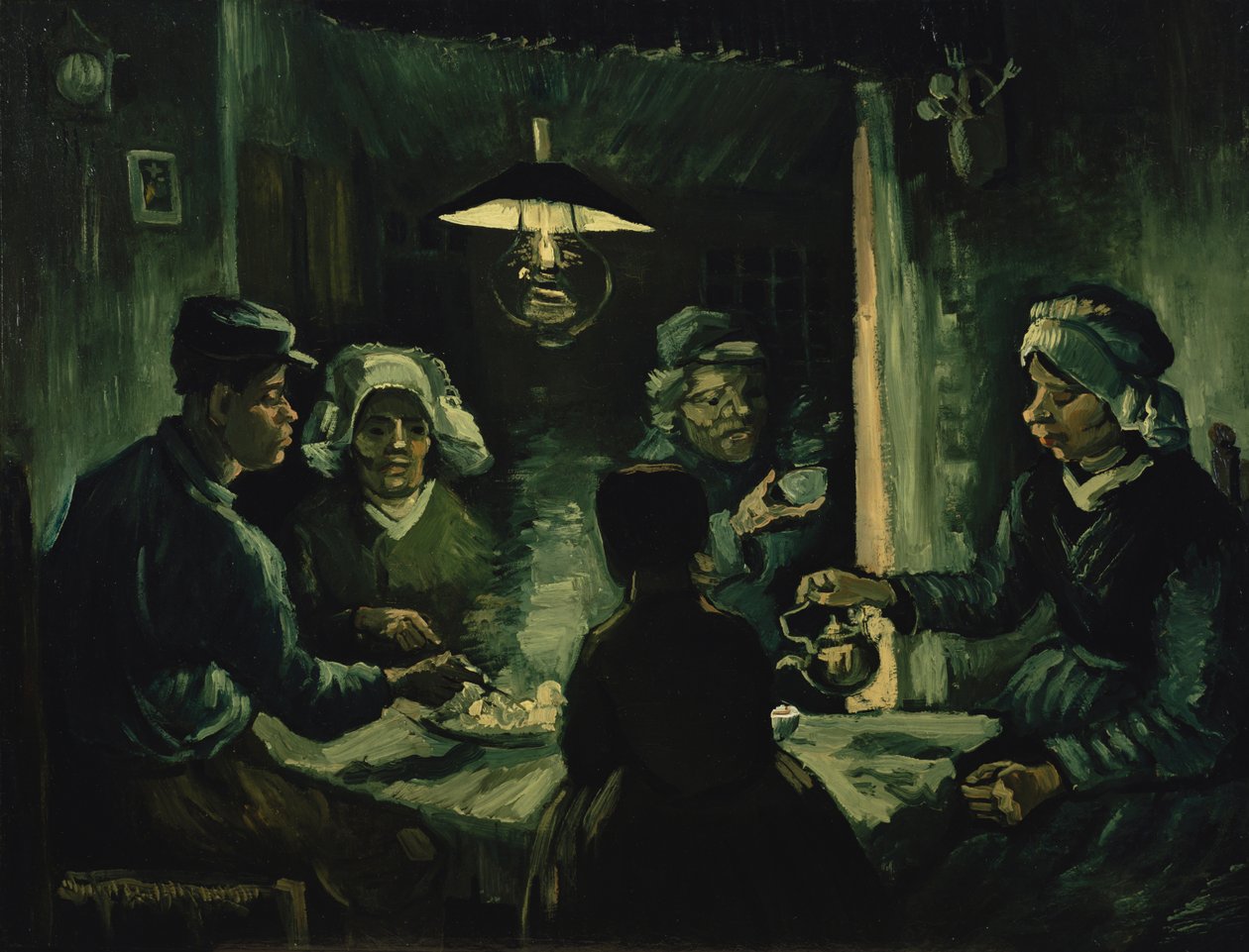 Patates Yiyenler by Vincent van Gogh