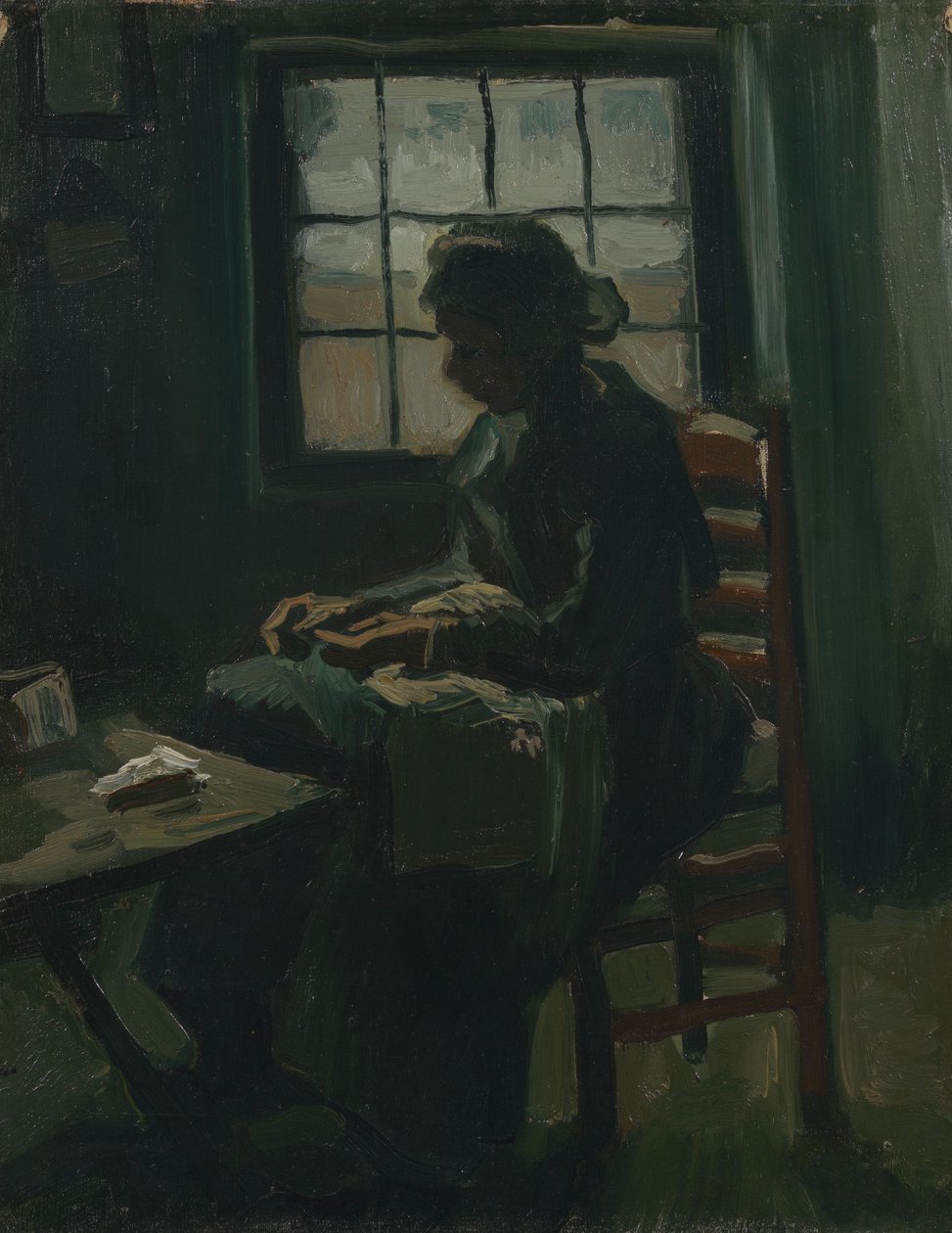 Kadın Dikiş by Vincent van Gogh