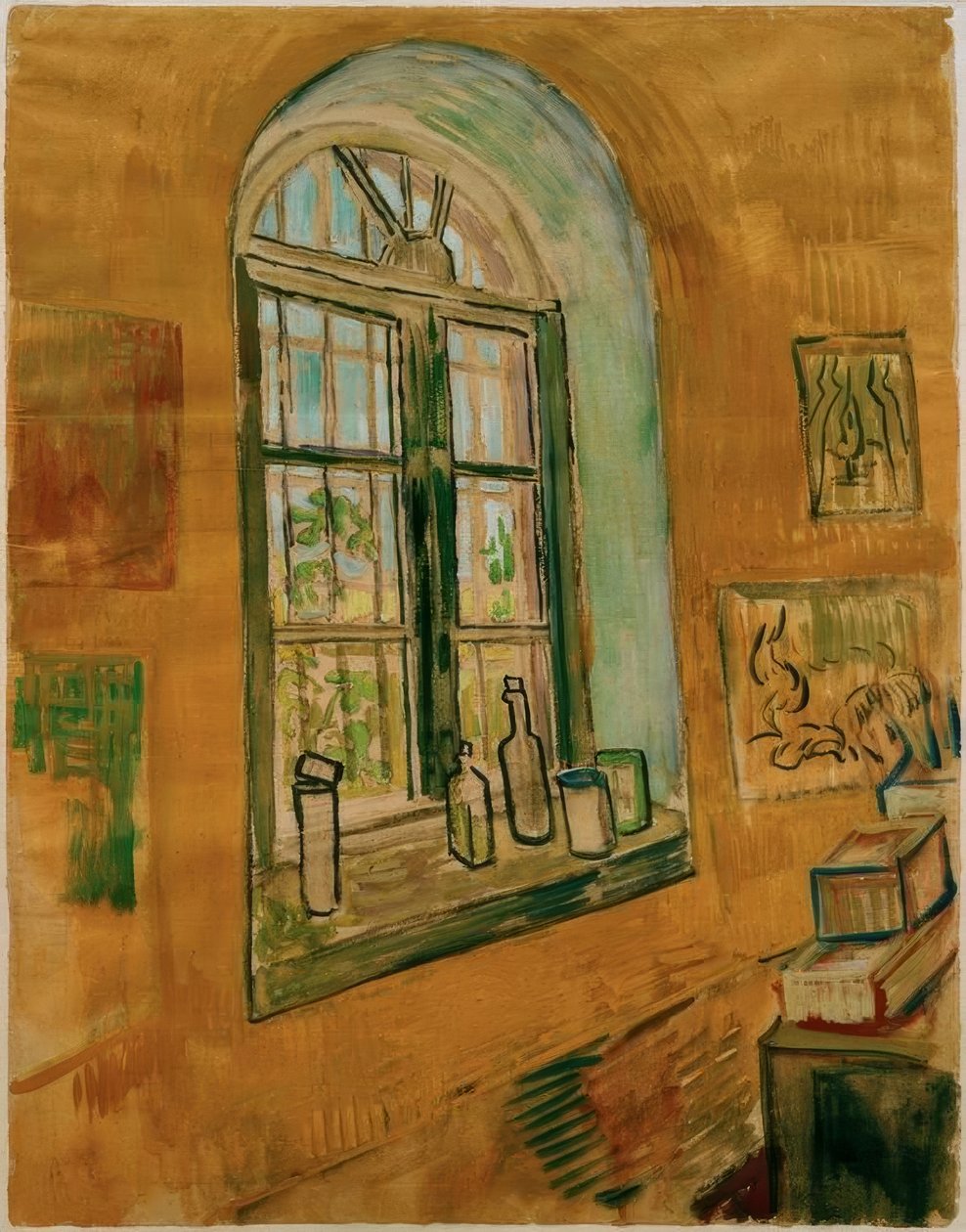 Atelierfenster by Vincent van Gogh