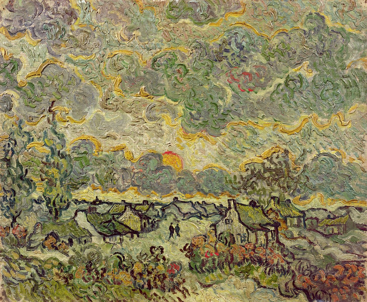Sonbahar manzarası, 1890 by Vincent van Gogh