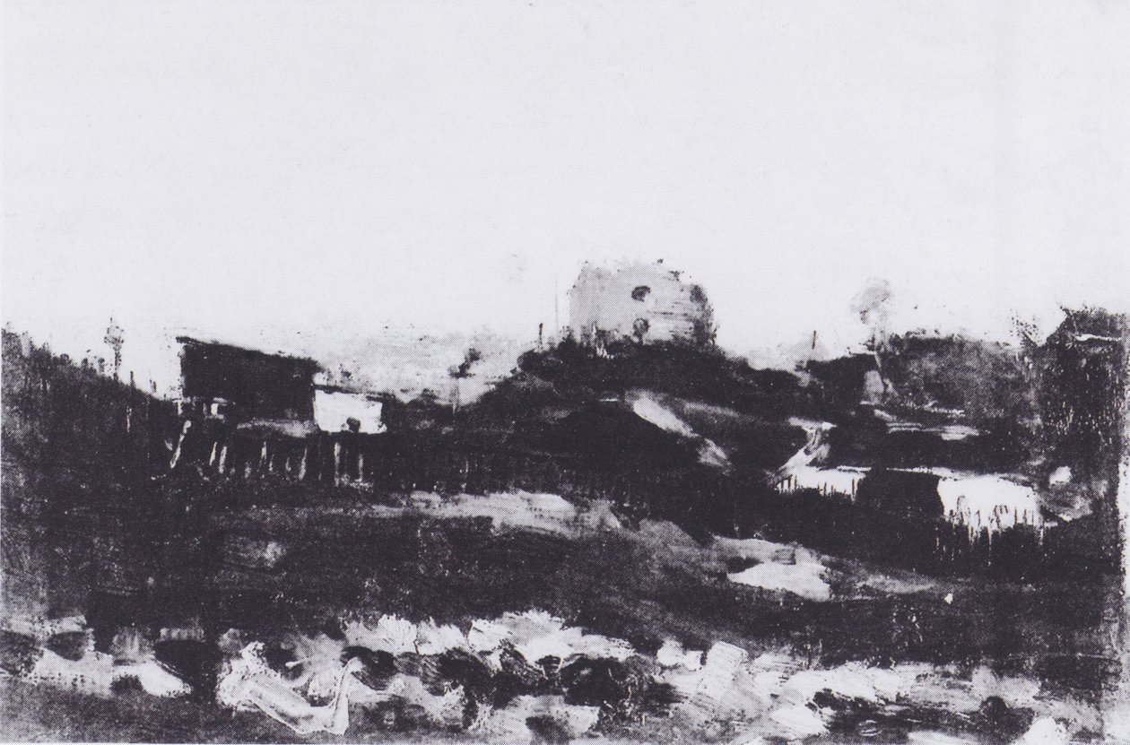 Taş ocağı ile Montmartre manzarası by Vincent van Gogh