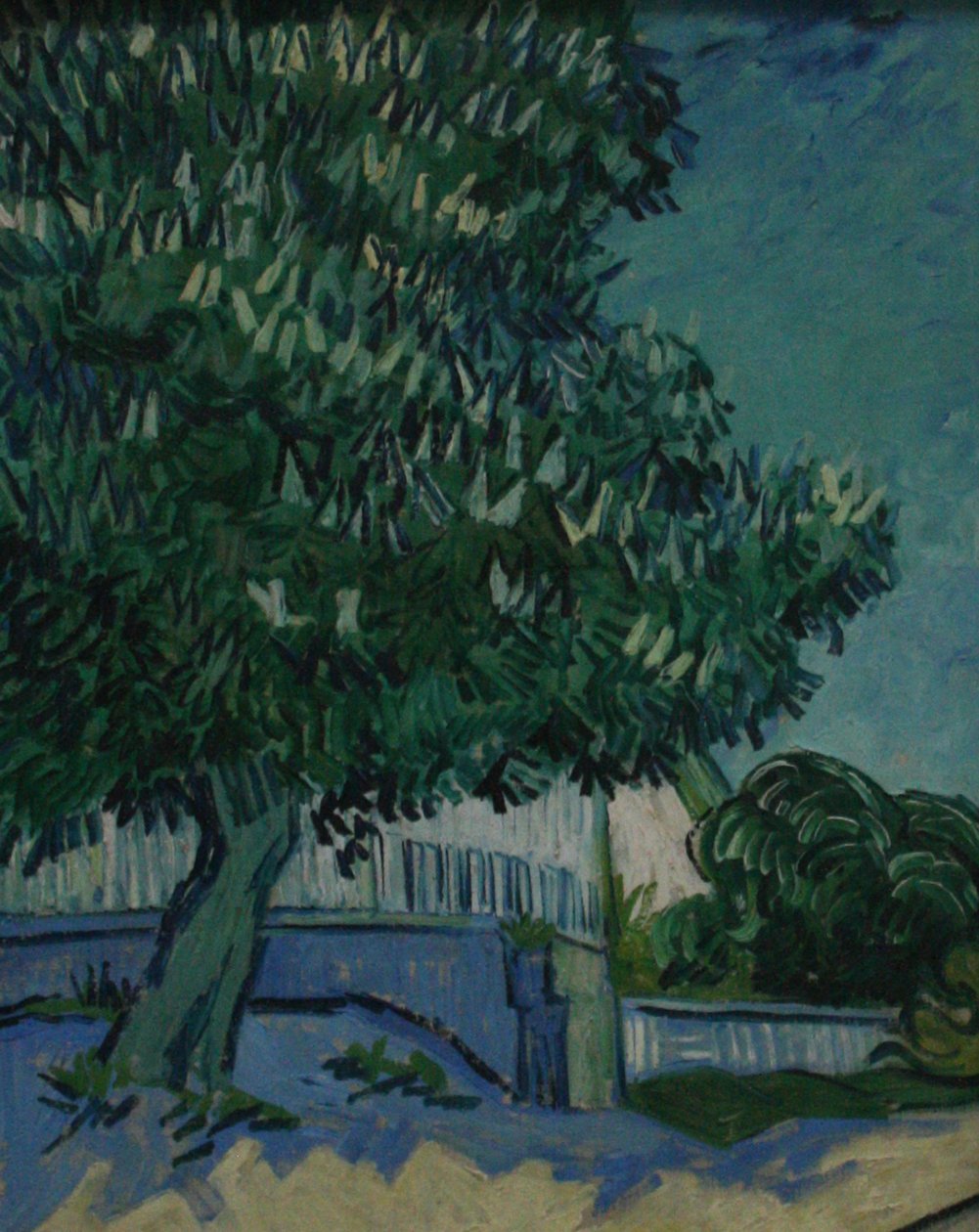 Çiçekli kestane ağaçları by Vincent van Gogh