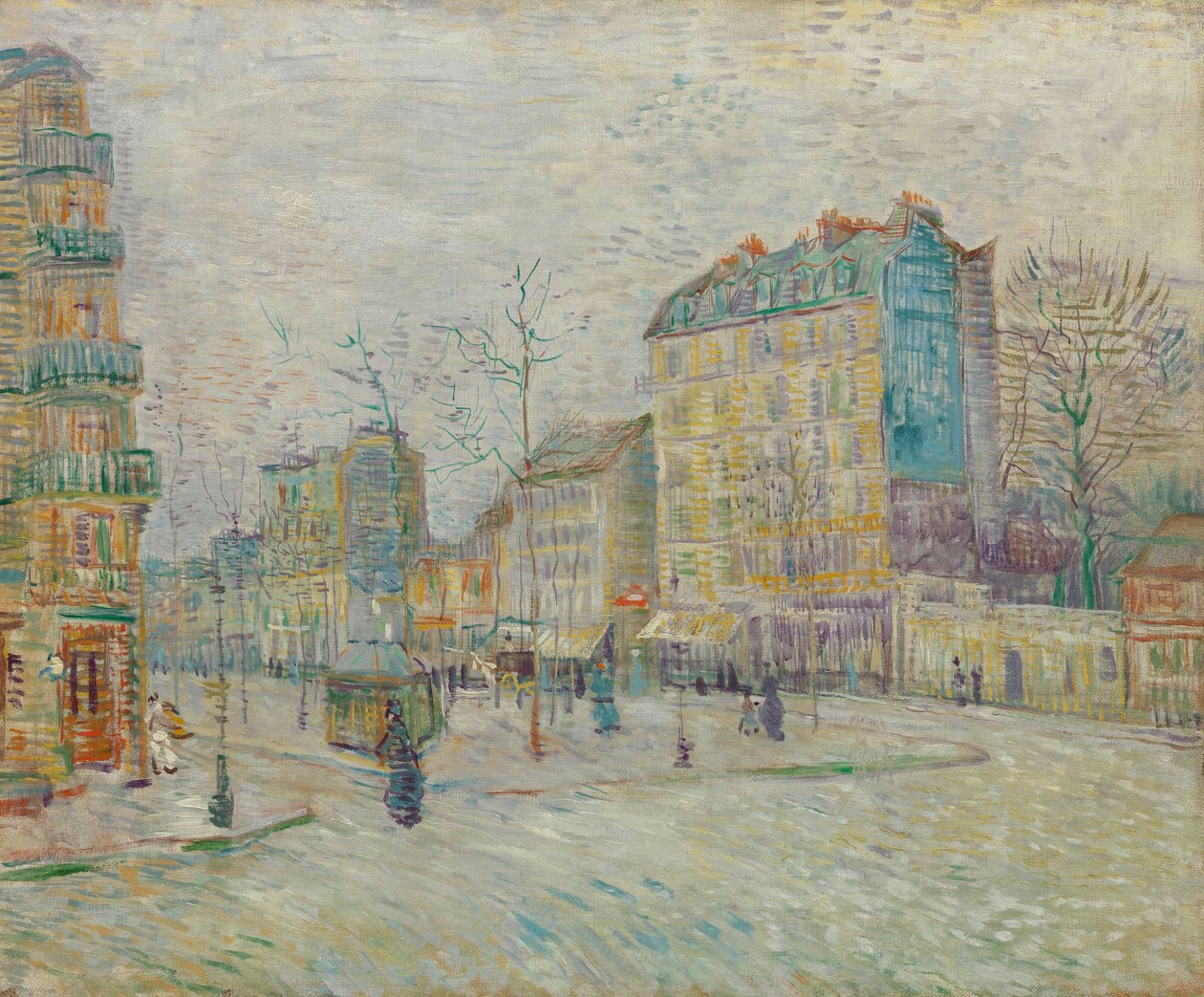 Boulevard de Chlichy by Vincent van Gogh