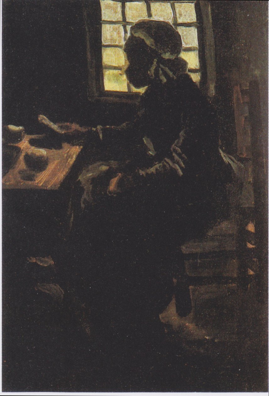 Çiftçinin karısı yemekte by Vincent van Gogh