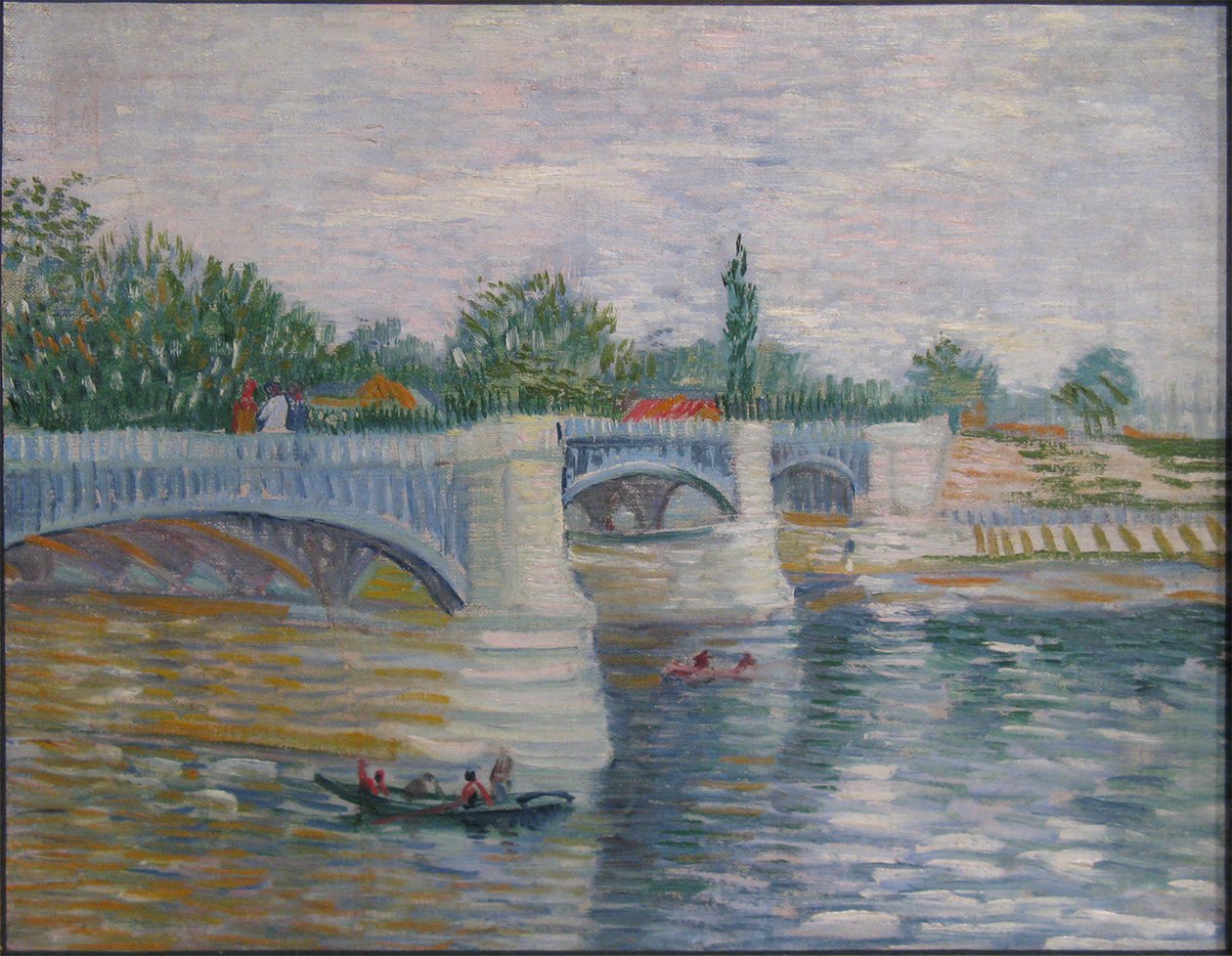 De Seine, de Pont de la Grande Jatte ile tanıştı by Vincent van Gogh