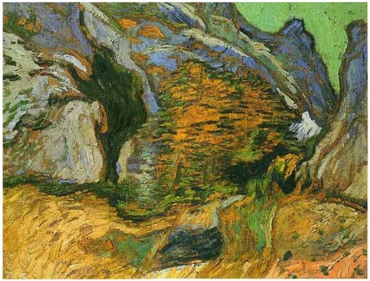 Peiroulets geçidi by Vincent van Gogh