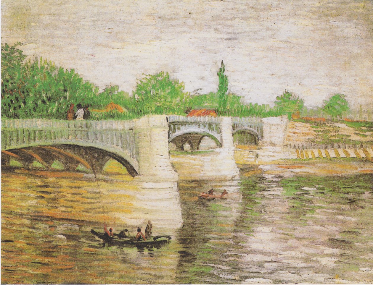 Pont de la Grande Jatte ile Seine by Vincent van Gogh