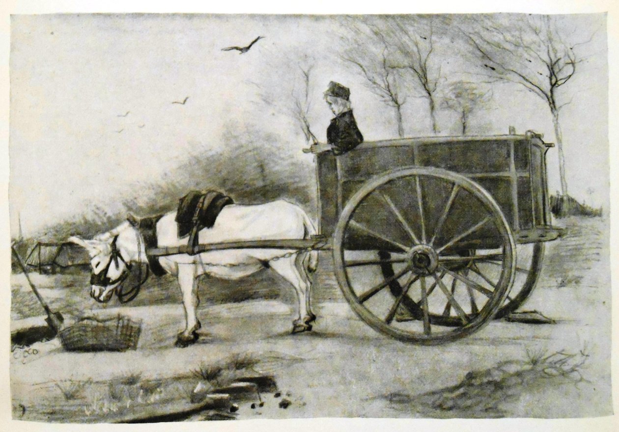 eşek arabası by Vincent van Gogh