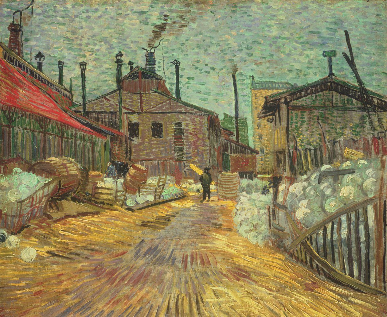 Fabrikalar, 1887 by Vincent van Gogh