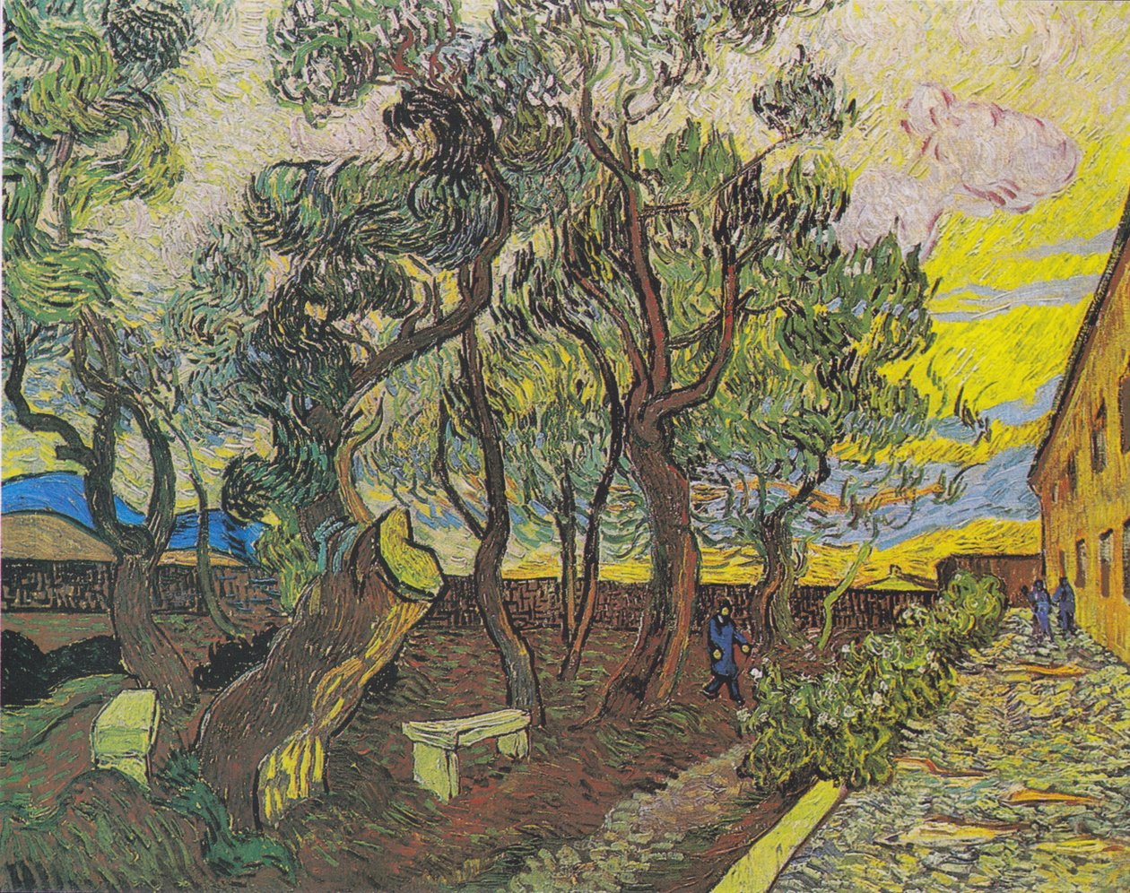 Saint-Paul Hastanesi Bahçesi 3 by Vincent van Gogh