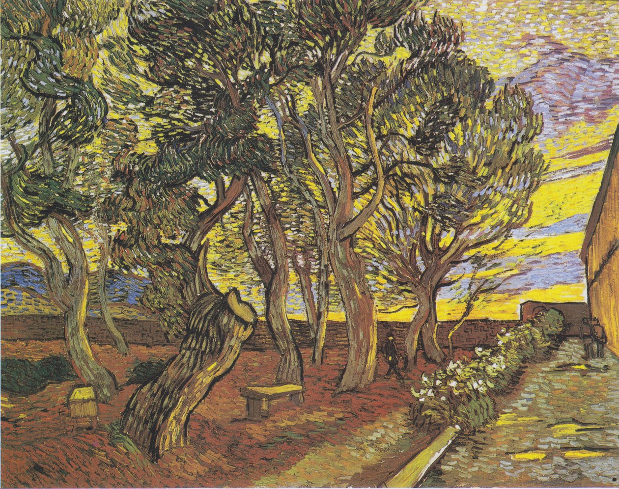 Saint-Paul Hastanesi Bahçesi4 by Vincent van Gogh