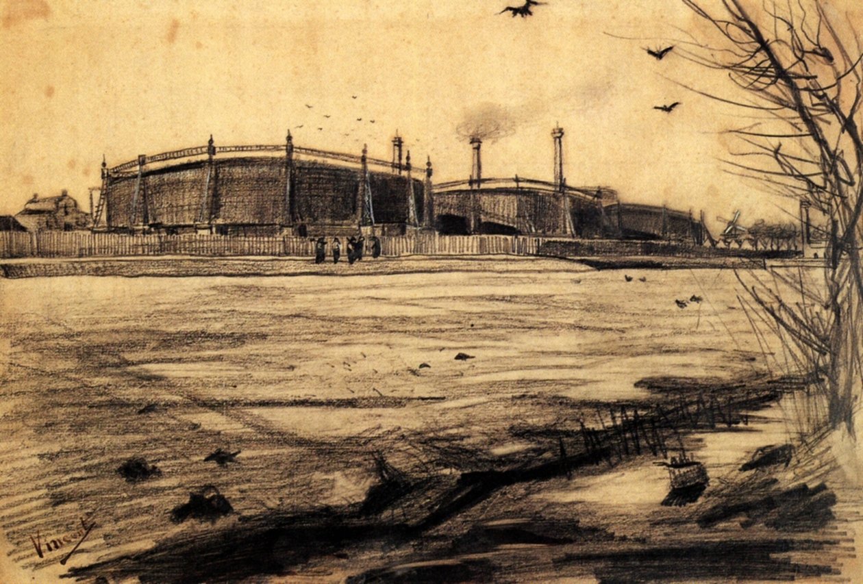 Gaz işleri (F924) by Vincent van Gogh