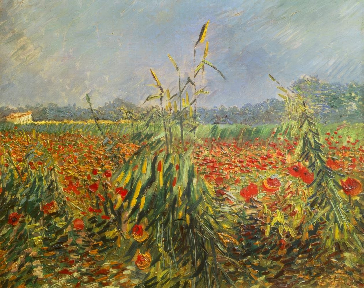 Yeşil mısır sapları by Vincent van Gogh