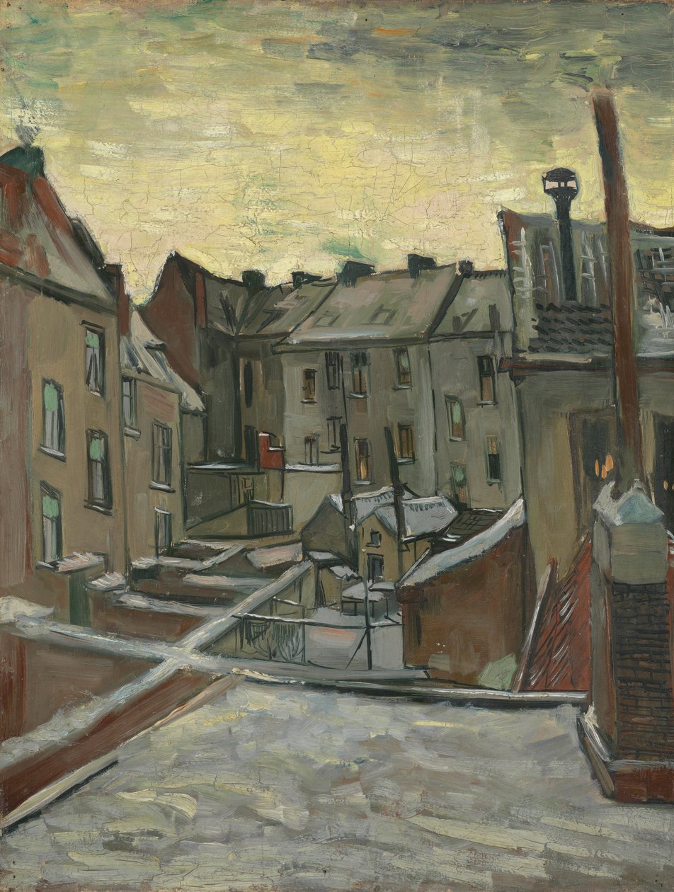 Arkadan Görülen Evler by Vincent van Gogh