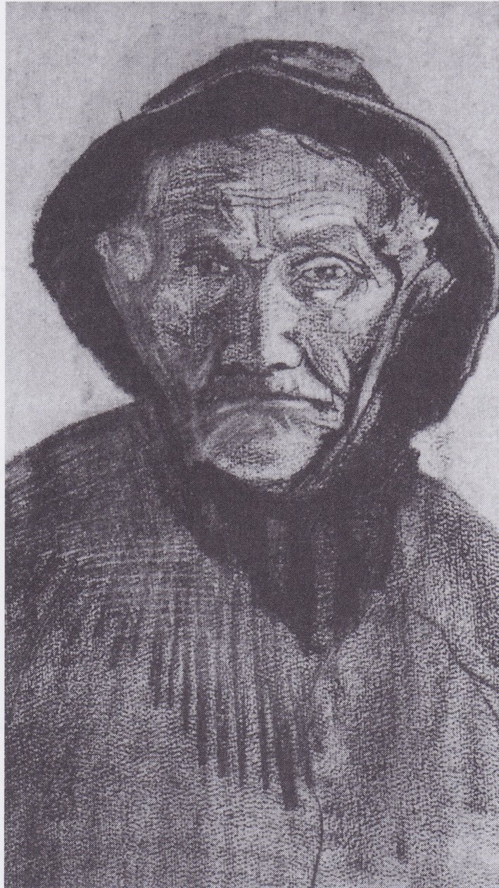 Güneybatı ile eski bir balıkçı başkanı by Vincent van Gogh