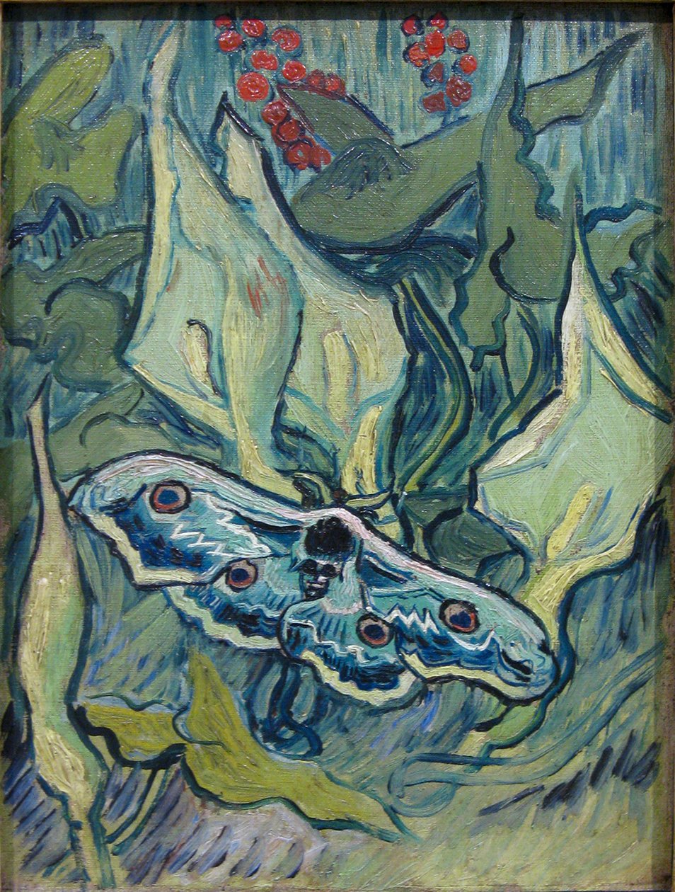 gece tavus kuşu gözü by Vincent van Gogh