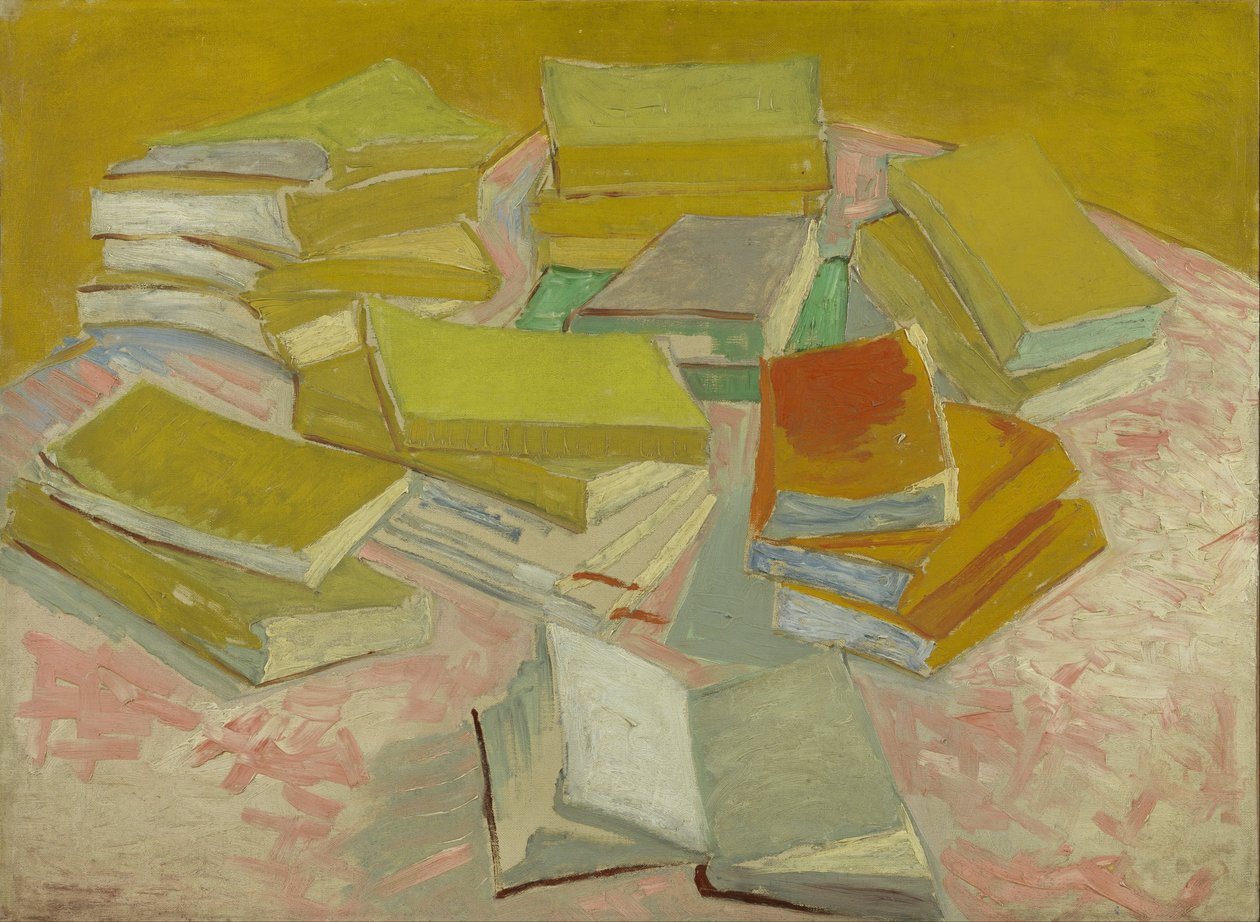 Fransız roman yığınları by Vincent van Gogh