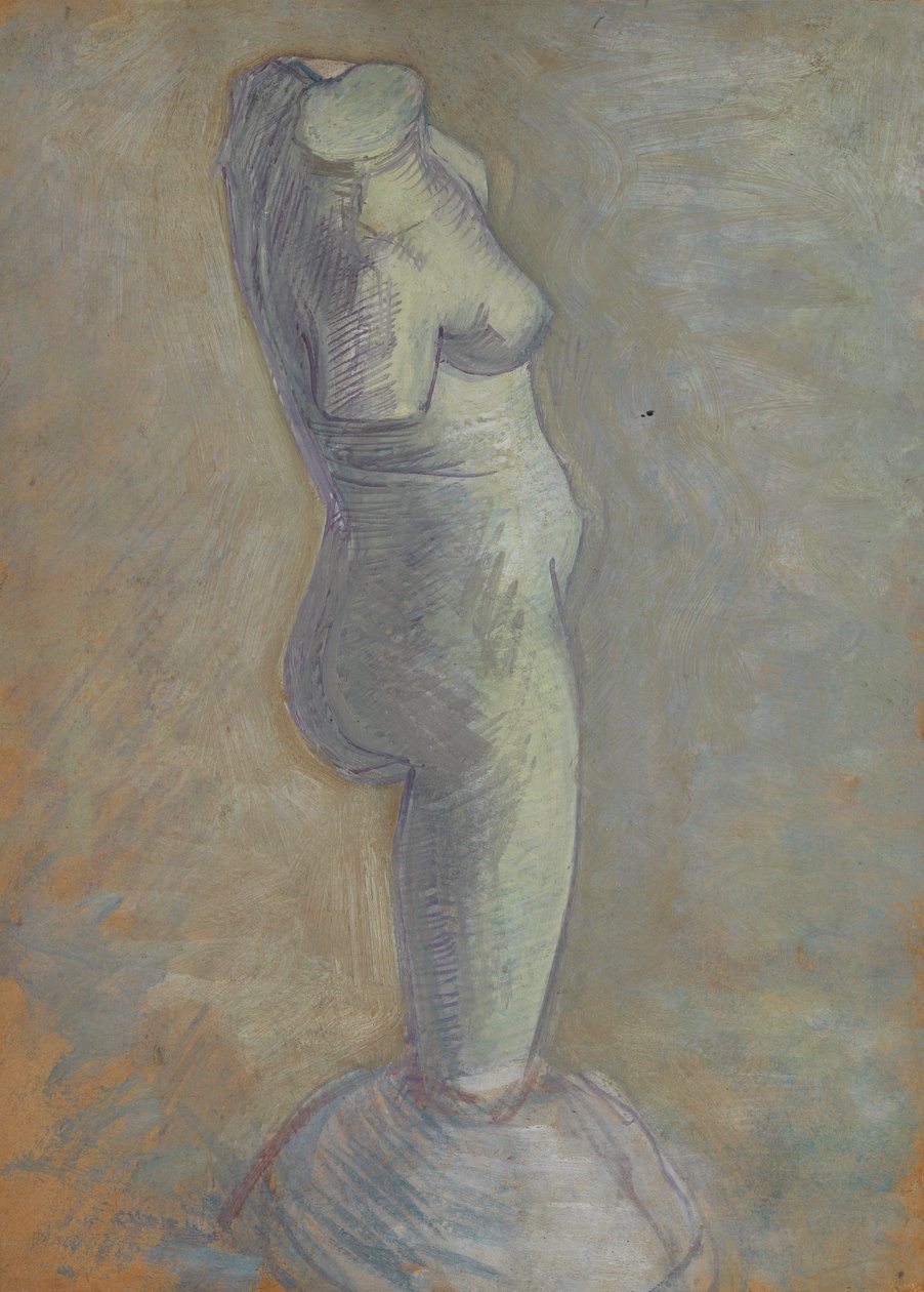 Bir Kadının Gövdesinin Alçı Dökümü by Vincent van Gogh