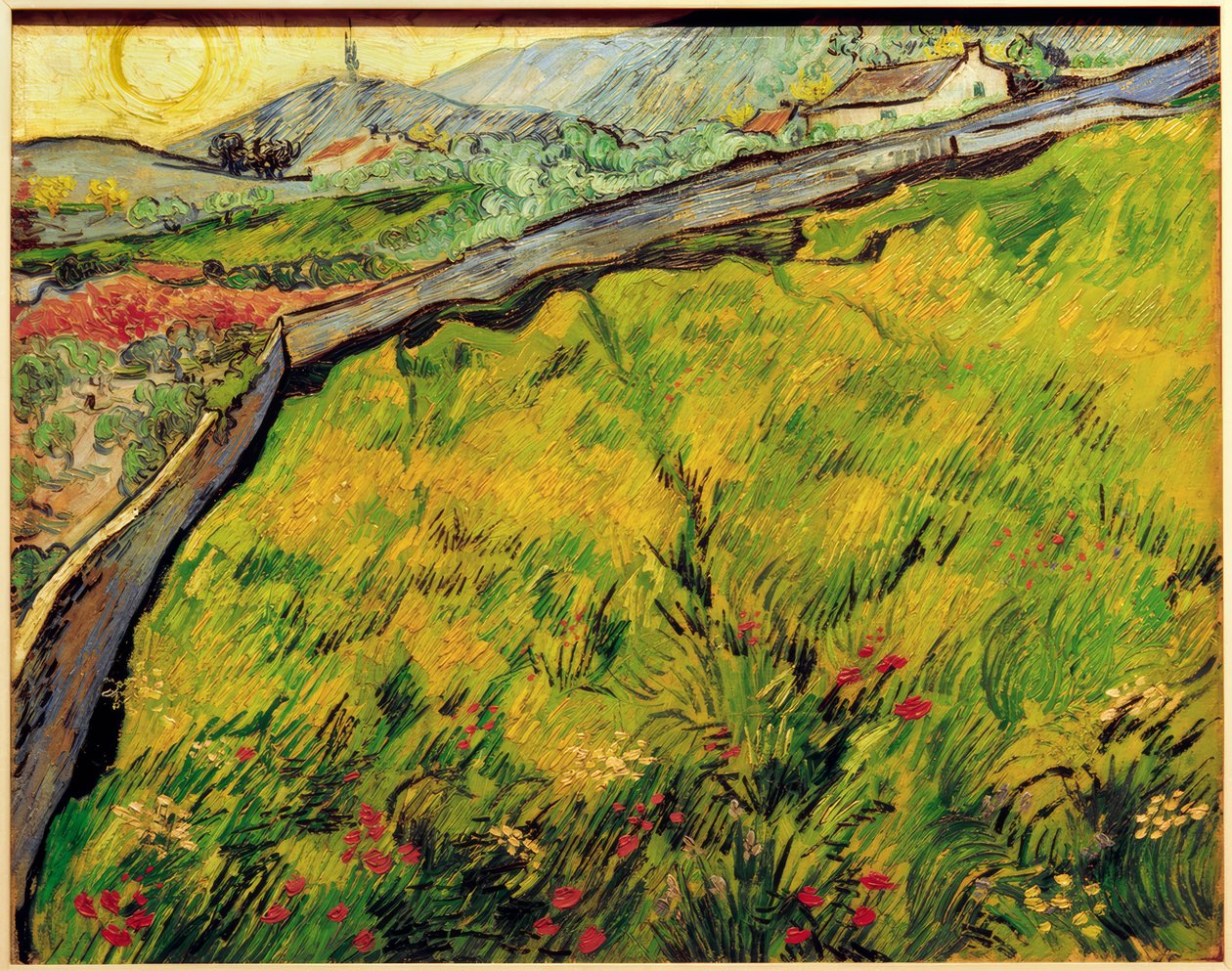 Güneş doğarken tohum tarlası by Vincent van Gogh
