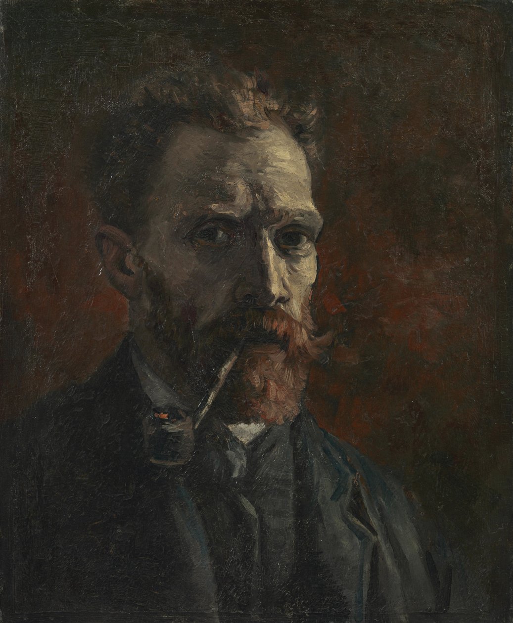 Borulu Otoportre by Vincent van Gogh