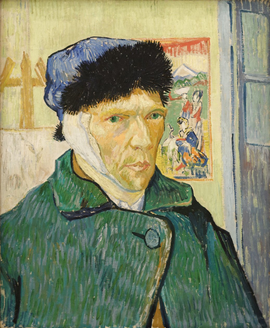 Bandajlı kulaklı otoportre by Vincent van Gogh