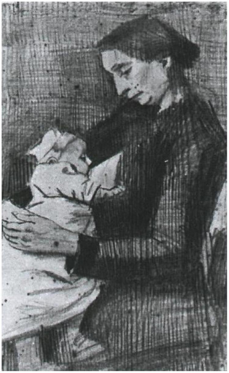 Bakıcı Bebek by Vincent van Gogh