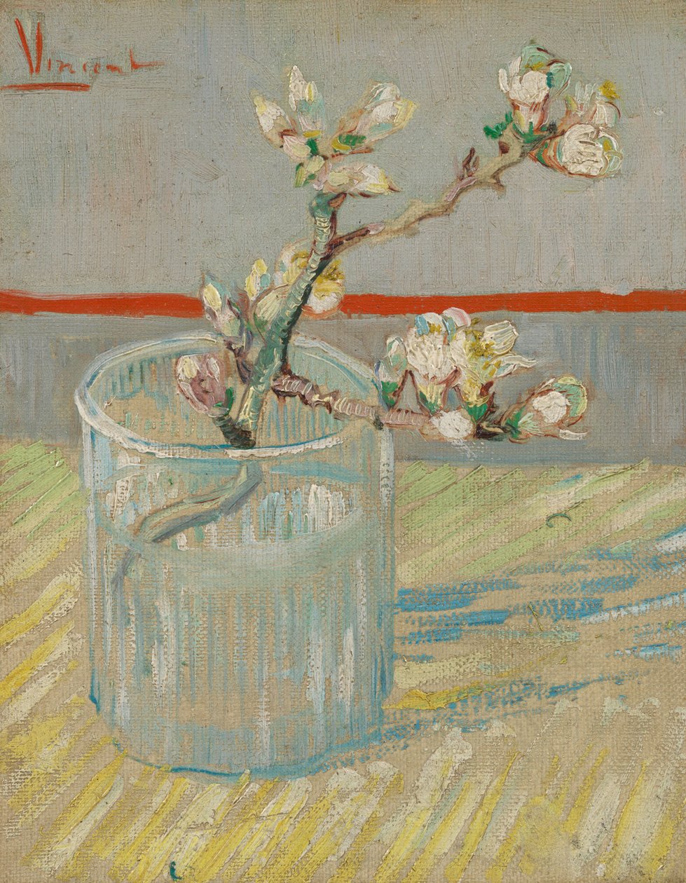 Bardakta Çiçekli Badem Dalı by Vincent van Gogh