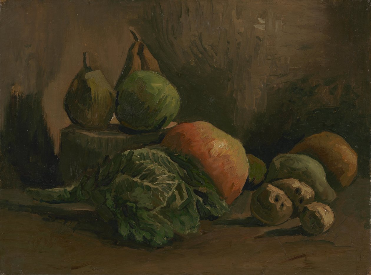 Sebze ve Meyve ile Natürmort by Vincent van Gogh