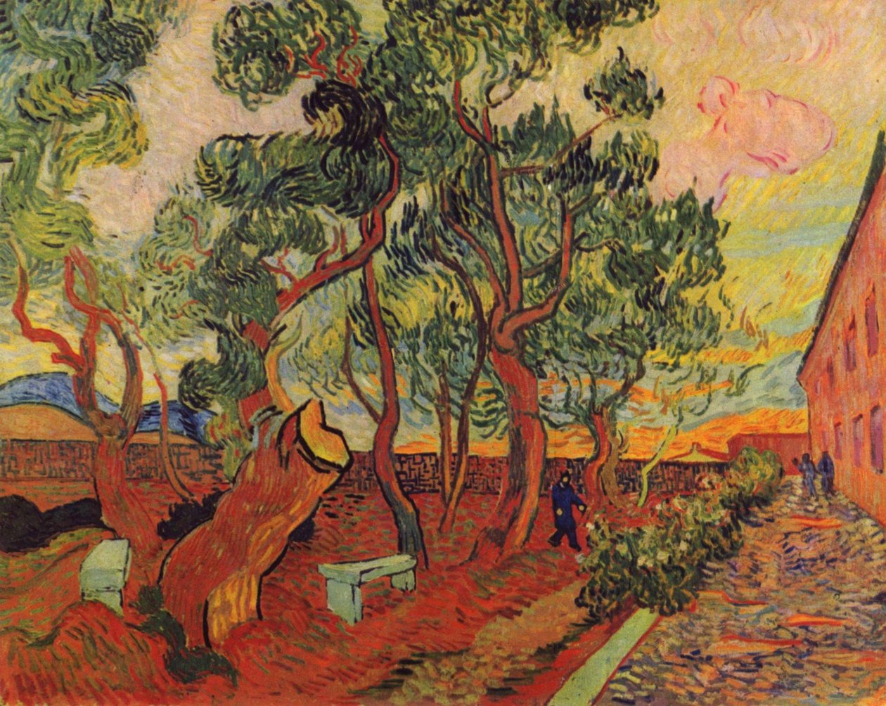 Saint-Paul Hastanesi Bahçesi by Vincent van Gogh