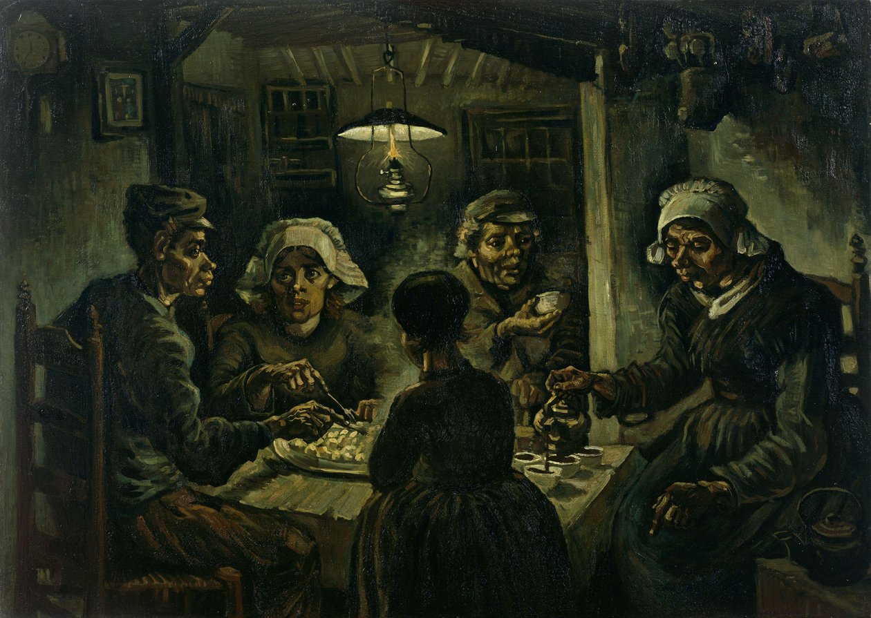 Patates Yiyenler by Vincent van Gogh