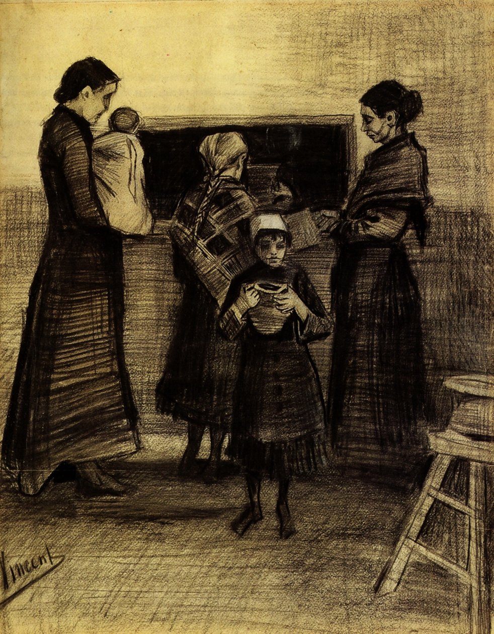 Halk Aşçı Mutfağı F102a by Vincent van Gogh
