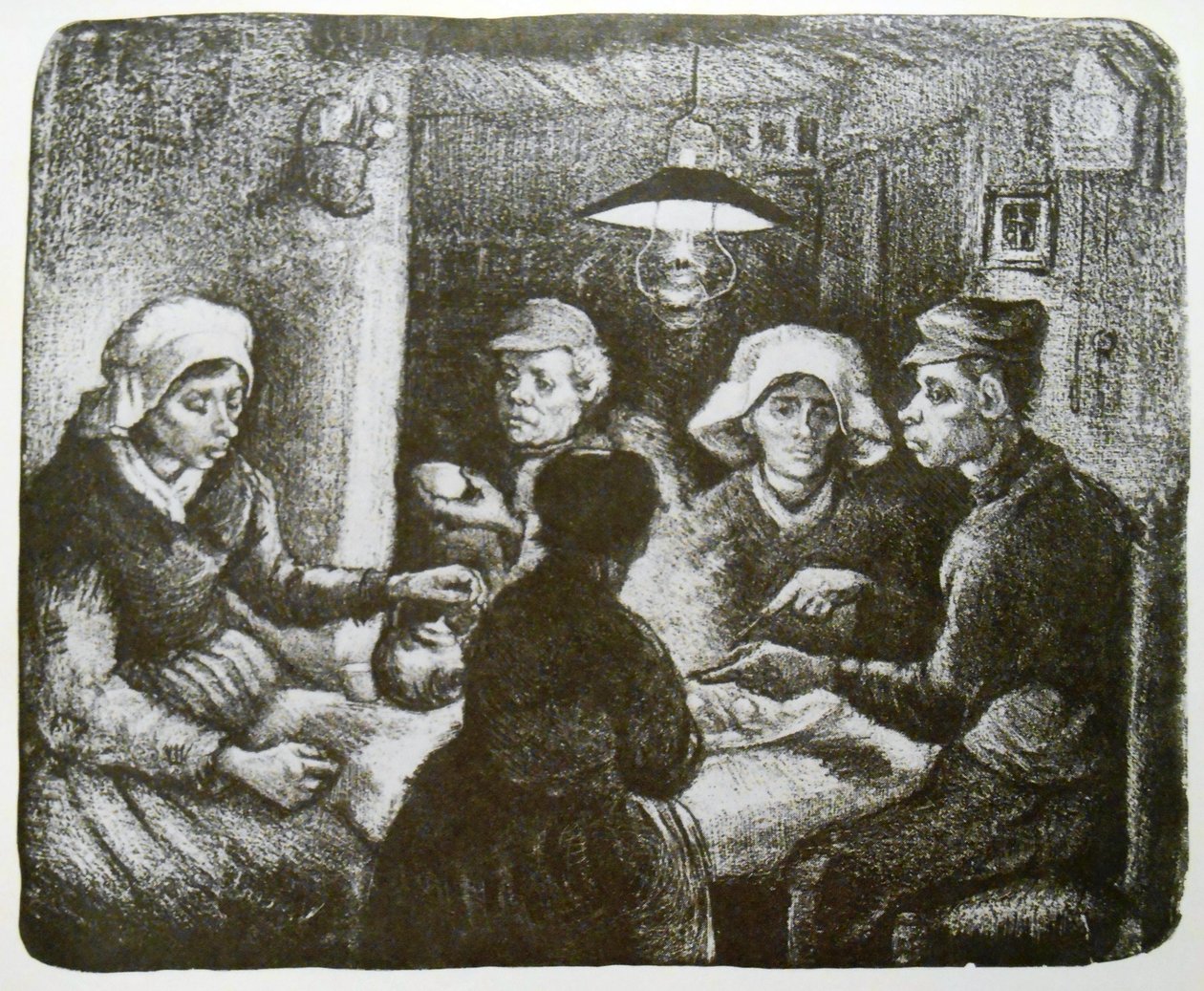 patates yiyiciler by Vincent van Gogh
