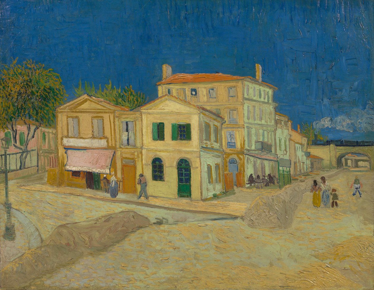 The yellow house The street  by Vincent van Gogh